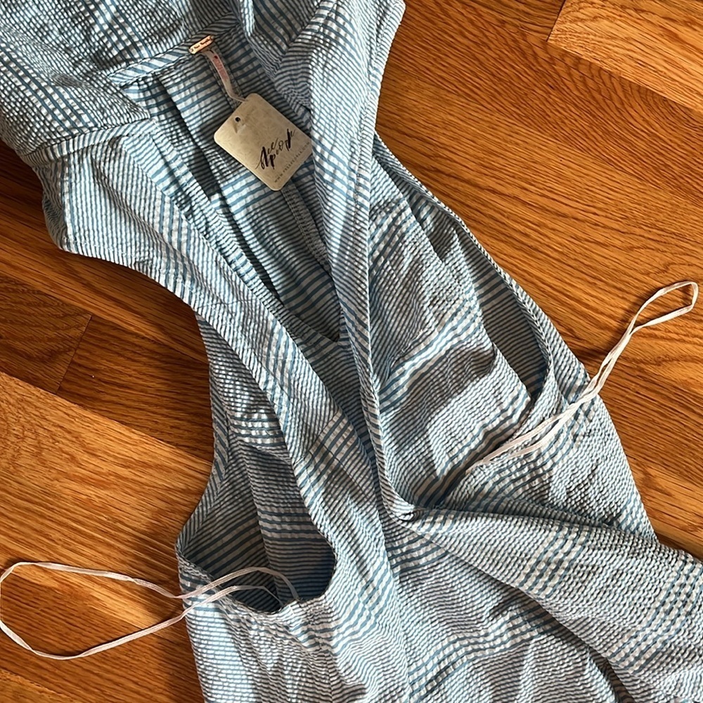 Free People Roadtripping Midi Dress Size Large NWT - Picture 12 of 14